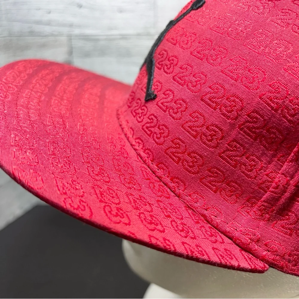 Nike Air Jordan Red 23 all over print Cap Hat Size Youth‎